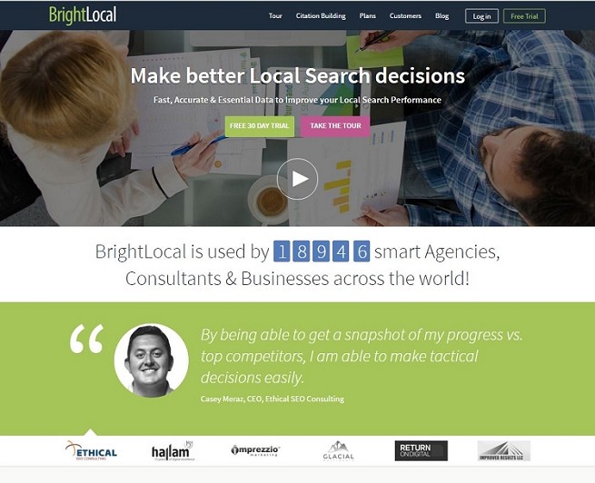 BrightLocal Local SEO, Citation Builder &amp; Reputation